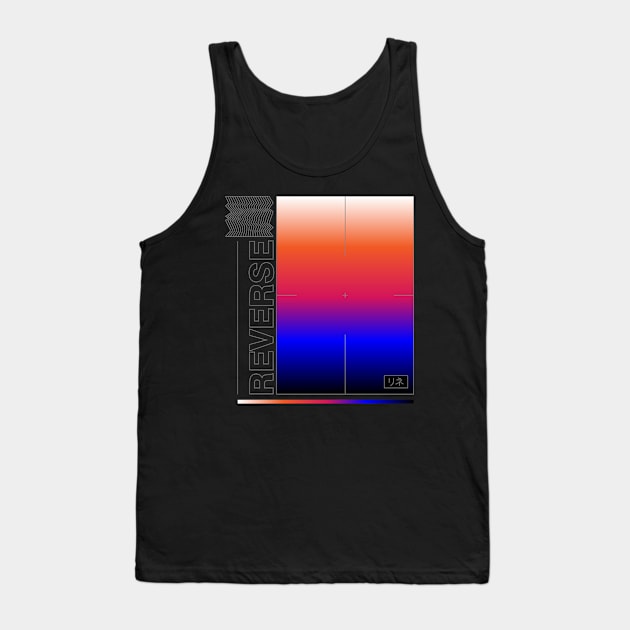 REVERSE line - リネ Tank Top by Cero